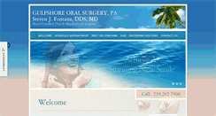 Desktop Screenshot of gulfshoreoralsurgery.com